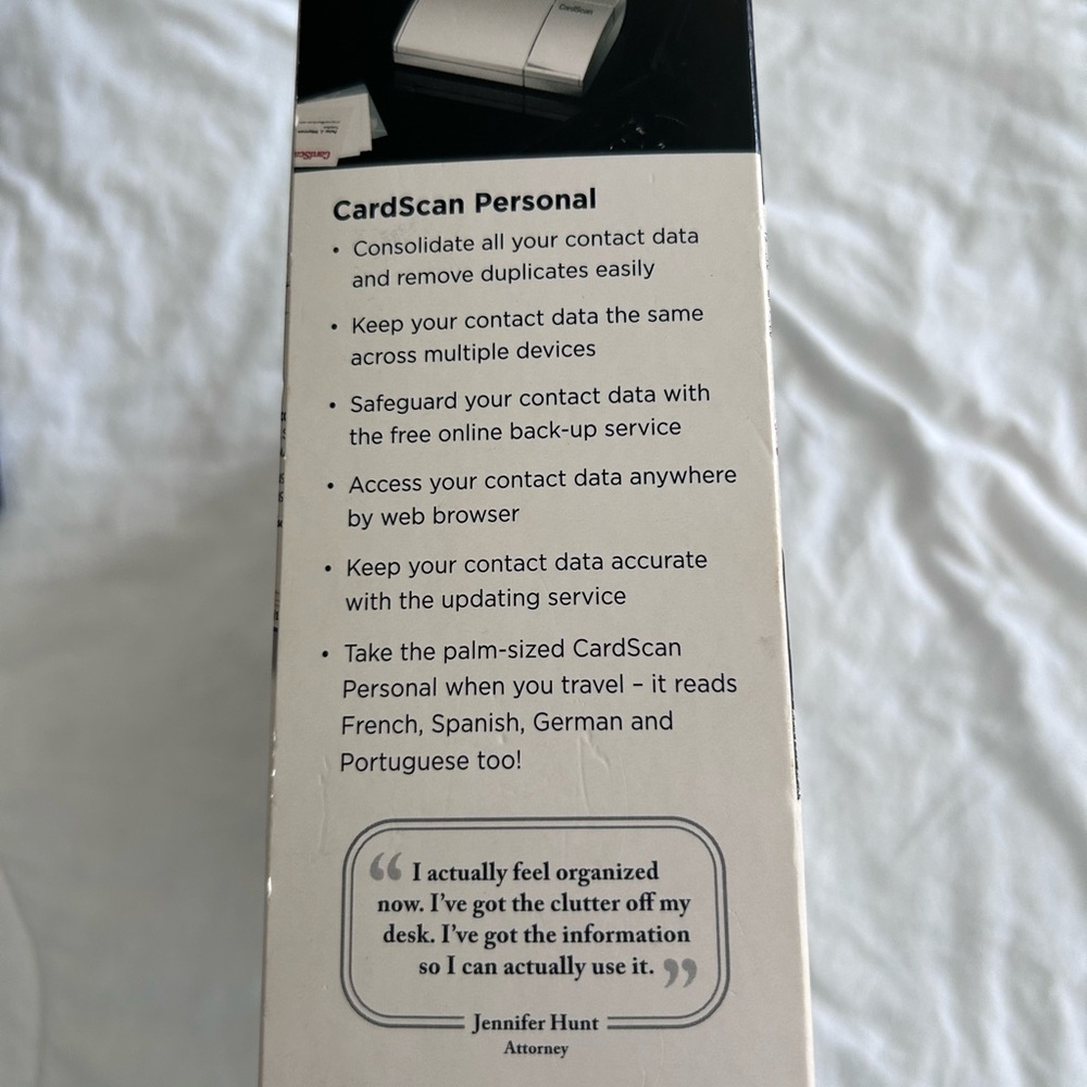 CardScan Personal Business Card Scanner - Picture 6 of 8